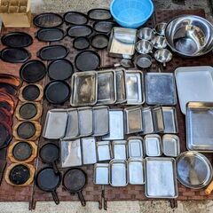 業務用トレイ、スキレットなど、、85点セット】今月までに引き取りに来