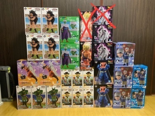 ドラゴンボール等のフィギュア売ります
