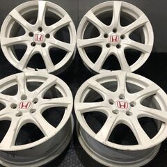 HONDA ホンダ FD2 シビックタイプR 純正ホイール ENKEI製 18インチ 4本 7.5J5HPCD114.3+60 ホワイト　(VHA459) 