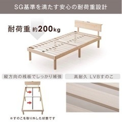 【美品】ダブルベッド+フレームセット