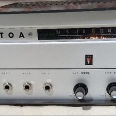 TOA 真空管ハイアンプラジオ Bluetooth付昭和レトロRA-10す