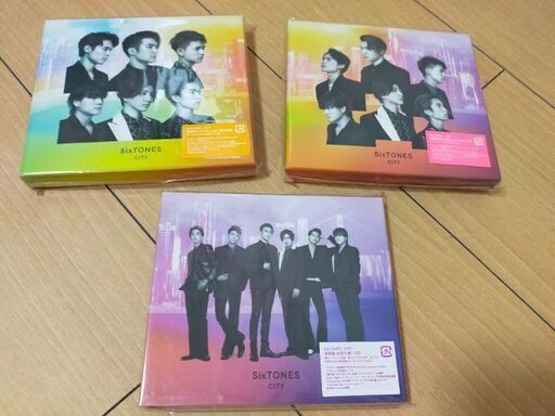 SixTONES CD アルバム CITY 特典付き 3形態