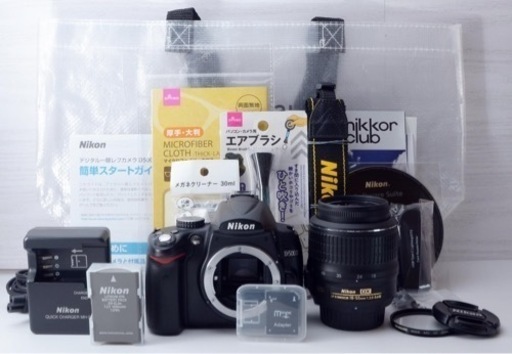 ★Nikon D5000★S数少●初心者向け●スマホ転送●すぐ使える  1ヶ月動作補償あり！ 安心のゆうパック代引き発送！ 送料、代引き手数料無料！