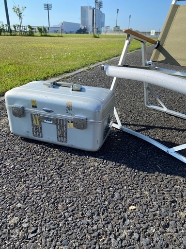 ラジコン車両入れて運ぶの、カッコ良くね。(^^) ZERO HALLIBURTON ゼロハリバートン 青ハリ コスメケース/カメラケース