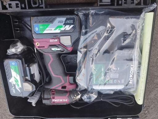 ハイコーキ　インパクトドライバー36v  フルセット　美品（数回使用）
