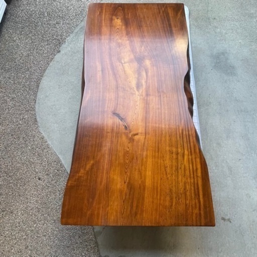 f●■1枚板　無垢材 座卓 天然木ローテーブル【165.5×81×32cm】和家具 古民具