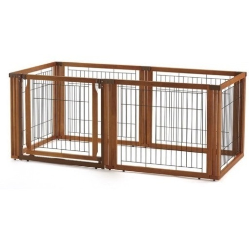 【未開封・未使用品】リッチェル　ペット用 木製3WAYサークル 6面70H