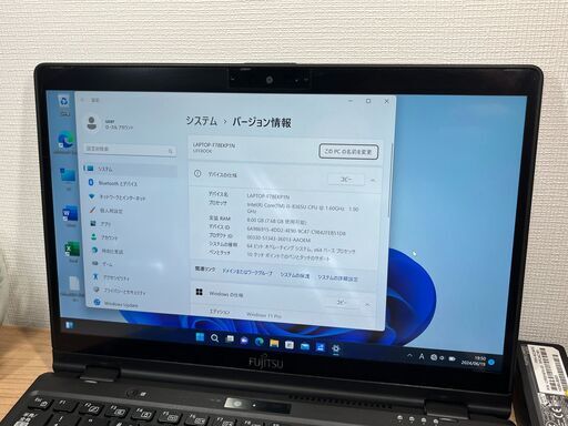 タッチパネル・LTE〉0619 富士通 LIFEBOOK U939X/A i5 8GB / SSD