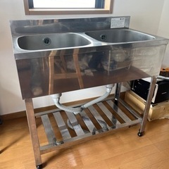 【美品中古】azuma二層シンク90×45×80cm