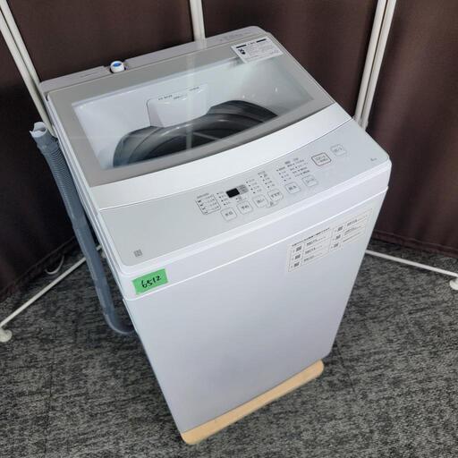 ‍♂️060629売約済み❌6512‼️配送設置は無料‼️最新2022年製✨お値段以上ニトリ✨6kg 洗濯機