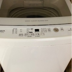 AQUA 全自動洗濯機 AQW-GV80H 2019年制8kg