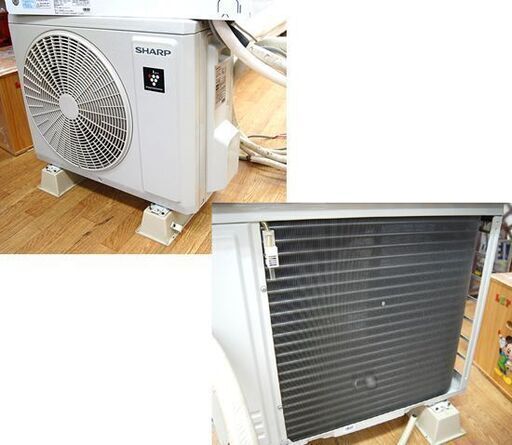 SHARP ルームエアコン AC-22NFT 2022年製 冷暖房兼用 6畳用 AC100V