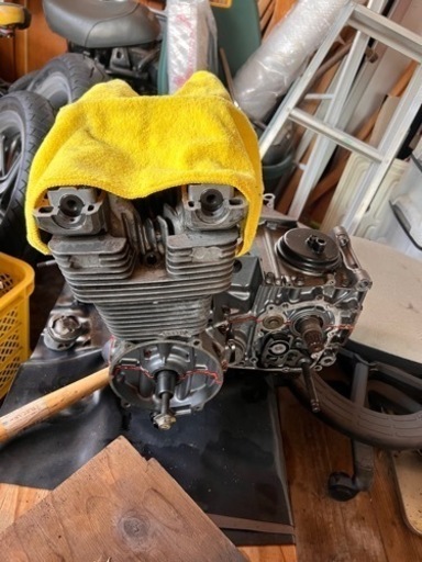 カワサキ　ゼファー400 エンジン