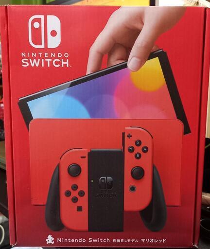 最終値下げ⤵️任天堂Switch本体　マリオレッド付属品全部あり、別売コントローラー付き❗