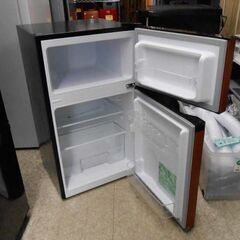 冷蔵庫 87L 2023年製 2ドア アイリスオーヤマ PRC-B092D-M ウッド調 小型 80Lクラス 八十Lクラス 札幌 西野店