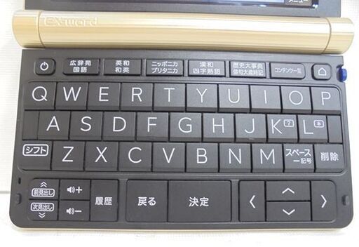 カシオ 電子辞書 EX-word XD-JTSV6000 シャンパンゴールド 190