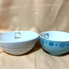 キティちゃん　食器２個セット　飯碗　小鉢