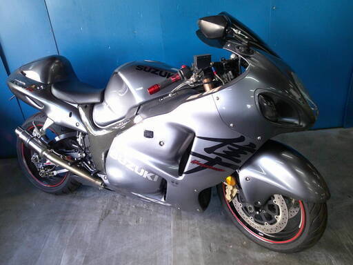 SUZUKI GSX1300Rハヤブサ グレー  車検取得で乗れます 半額配送キャンペーン 現状渡し諸経費￥0- 横浜P-Yard