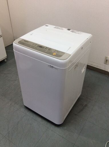 (6/30受渡済)JT8990【Panasonic/パナソニック 5.0㎏洗濯機】2019年製 NA-F50B12 家電 洗濯 簡易乾燥付