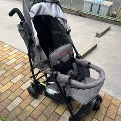 日本育児DUOシティHOP2　二人乗りベビーカー