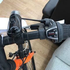 ★ジモティ割あり★  クロスバイク   オレンジ   鍵付き  クリーニング済み KJ5424							