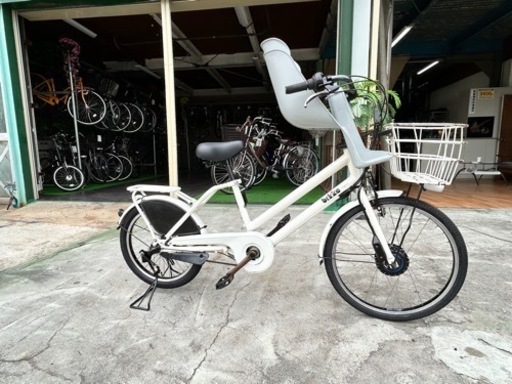 No.54BRIDGESTONE 電動アシスト自転車 bikke B7 3段変速 前24 後20インチ整備済み中古現状