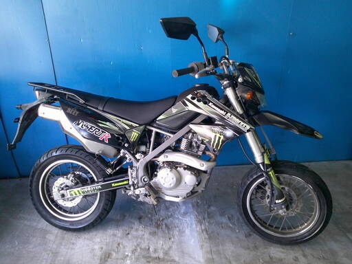 KAWASAKI Dトラッカー125 黒 自賠責保険で乗れます 半額配送