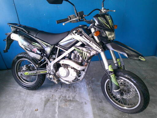 KAWASAKI Dトラッカー125 黒  自賠責保険で乗れます 半額配送キャンペーン 現状渡し諸経費￥0- 横浜 P-Yard
