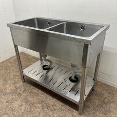 業務用 ステンレス 2槽シンク流し台 店舗 飲食店