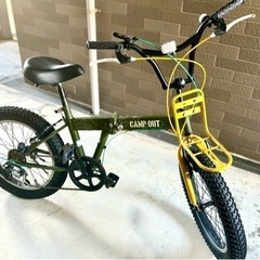 ワイルド&おしゃれな折り畳み自転車🚲
