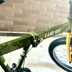 ワイルド&おしゃれな折り畳み自転車🚲