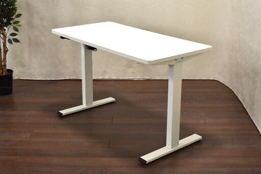 【ジモ取引終了10/11】≪yt1427ジ≫ FLEXISPOT/フレキシスポット 電動昇降デスク EG1W-JA ZB01-12060-BH 幅120cm 奥行60cm スタンディングデスク 60315-02