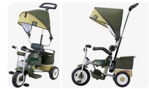 最終処分価格！半額以下!idesカンガルーフォレスト三輪車舵付き