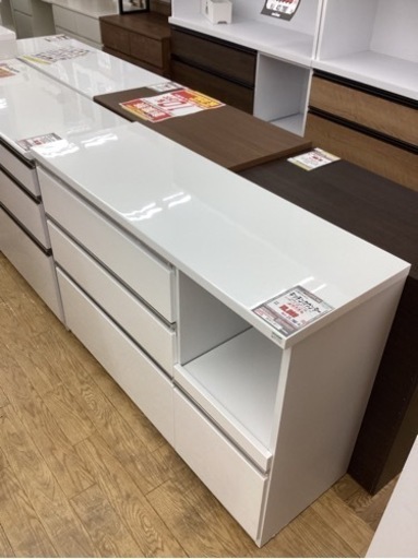 KF-17【新入荷　リサイクル品】三幸ジャパン　キッチンカウンター　白