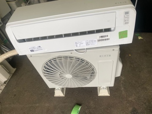 取付工事込み金額 RIAIR YHA-S22M-W ヤマダオリジナル リエア エアコン 2022年モデル 主に6畳用 ホワイトYHAS22MW