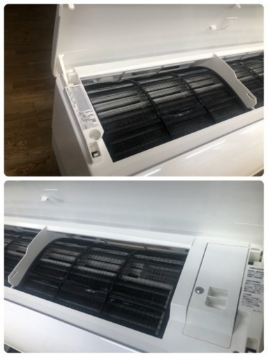 K063☆SHARP製☆2018年製冷暖房兼用エアコン6畳用☆3