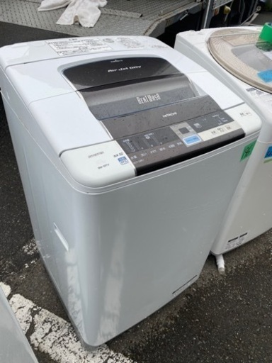 NO 196 福岡市内配送設置無料✨ 日立 HITACHI 全自動洗濯機 ビートウォッシュ （10kg） ダークブラウン BW-10TV T - 洗濯機