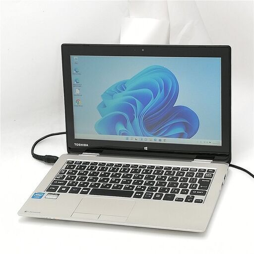 激安 タッチパネル付き Wi-Fi有 11.6型ワイド ノートパソコン 東芝 N51/RG 中古美品 Celeron 無線 Bluetooth webカメラ Windows11 Office済