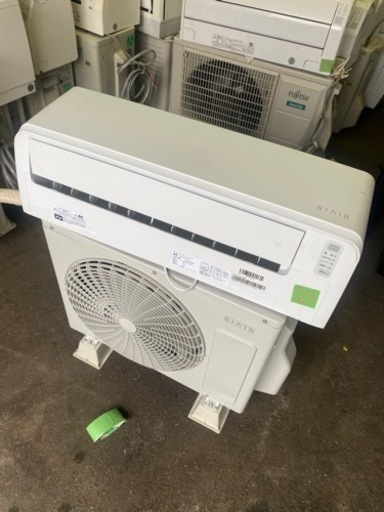 取付工事込み金額 RIAIR YHA-S22M-W ヤマダオリジナル リエア エアコン 2022年モデル 主に6畳用 ホワイトYHAS22MW