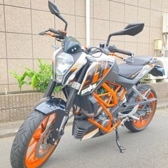 【ネット決済】バイク KTM 390DUKE車検付、ETC付