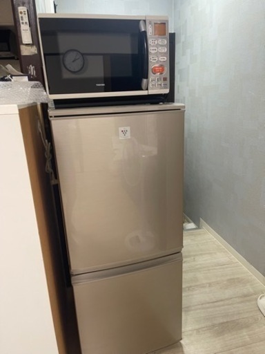 配送可能 家電 キッチン家電 冷蔵庫とオーブンレンジ　セット
