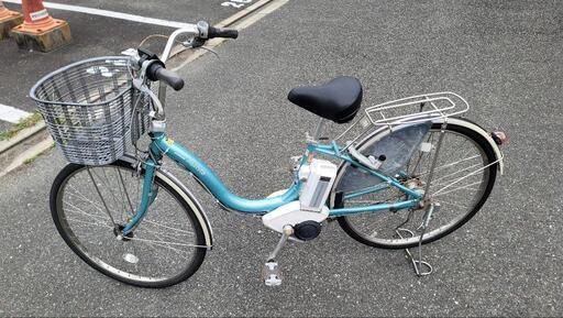 ブリジストン電動自転車　２６インチ　8.7Ah(長押し４点灯75~100%実力)　問題なく走行可能　充電器なし