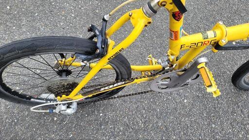 希少KHS F-20RG 20インチ折り畳み自転車 変速、タイヤ問題なく、走行可能