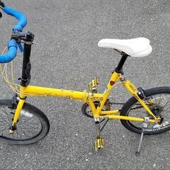 希少KHS F-20RG 20インチ折り畳み自転車 変速、タイヤ問題なく、走行可能