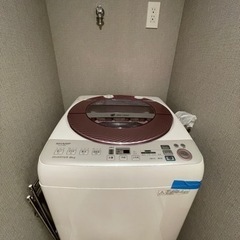 シャープ 縦型洗濯機 8kg 2013年製