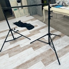 撮影用背景紙スタンド