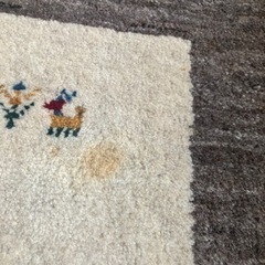 イラン製　ギャッベ　※訳あり家具 カーペット/マット/ラグ