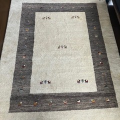 イラン製　ギャッベ　※訳あり家具 カーペット/マット/ラグ