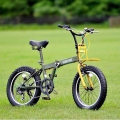 ワイルド&おしゃれな折り畳み自転車🚲