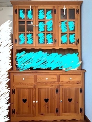【商談中】オーダーカントリー家具♡キャビネット